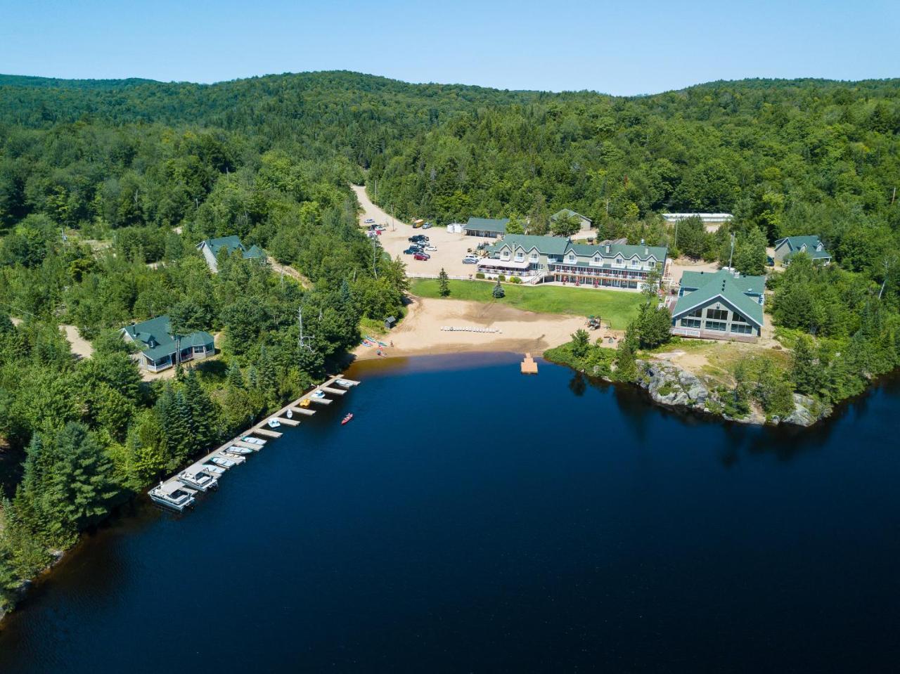Pourvoirie Du Lac Blanc Saint-Alexis-des-Monts Exterior foto